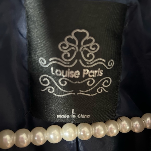 NEW faux fur coat by Louise Paris size Large - Picture 4 of 5